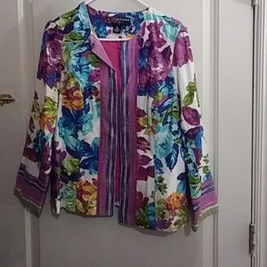 Floral blazer